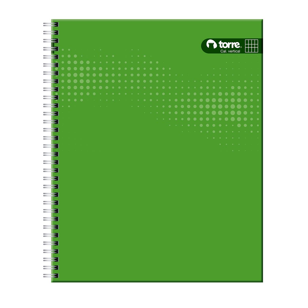 Cuaderno Univ.Torre Clasico Liso C.Vert 100H