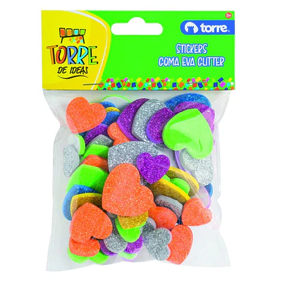 Torre - Stickers Goma Eva Glitter