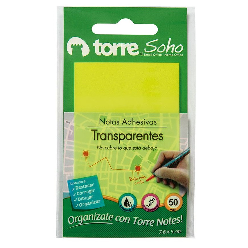 Torre Notes Transp. Amar. 7,6X5 50H