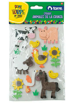 Stickers Animales Granja Torre