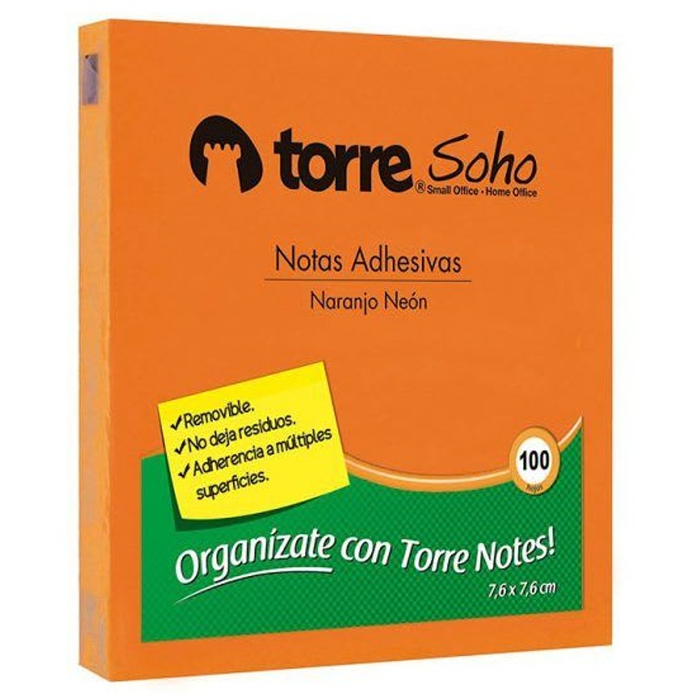 Torre Notes Narajo Neon 7,6X7,6Cm 100H