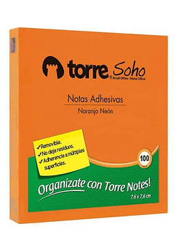 Torre Notes Narajo Neon 7,6X7,6Cm 100H