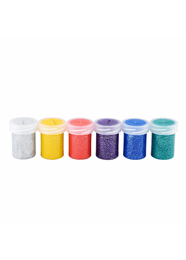 Témperas 6 Col Glitter Torre - 22 ML