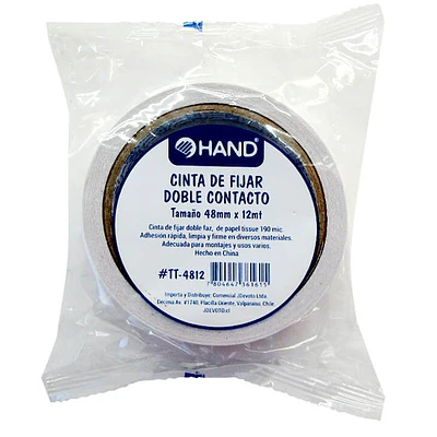 Hand - Cinta De Fijar Doble Contacto 48Mm 12Mt