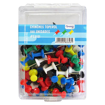 Hand - Chinches Toperol - Colores Surtido 100 Un