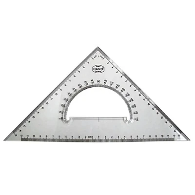 Hand - Escuadra C/Transportador 45° 30Cms