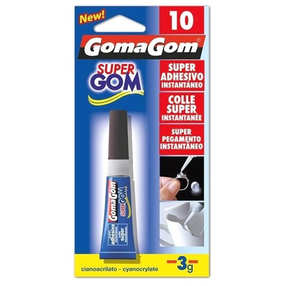 Adhesivo Instantaneo Ciano 3Gm Gomagom N°10