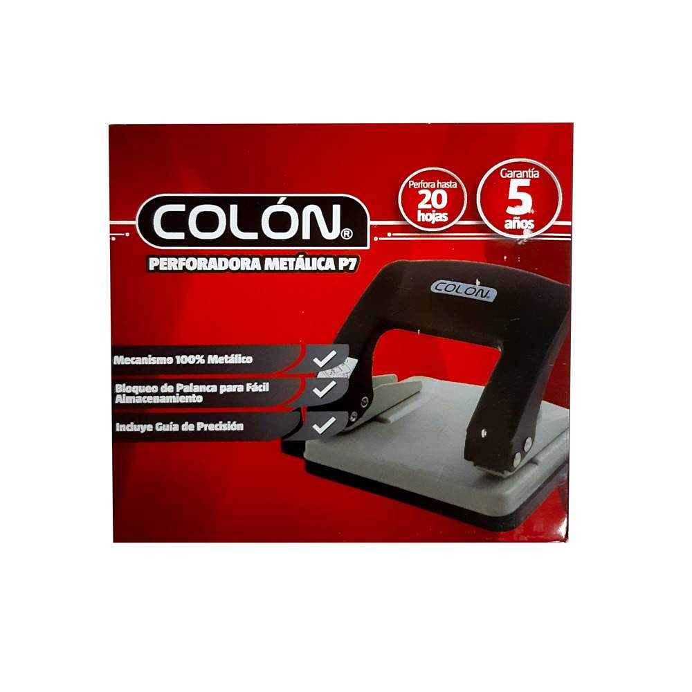 Perforador Colon P7 Negro