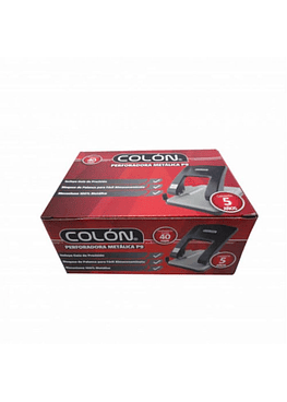 Perforador Colon P9 40 Hjs. Negro