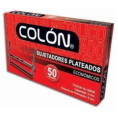 Colon - Sujetador Economico Plateado 50 Uni 