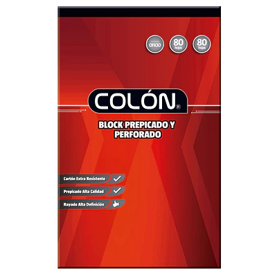 Colon - Block Oficio Comp. Bo-30/80
