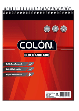 Block Colon Universit. Mat 7Mm Bu-32/80