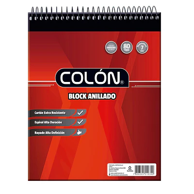 Colon - Block Universit. Mat 7Mm Bu-32/80