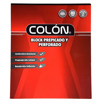 Colon - Block Carta Mat 7Mm Bc-32/80