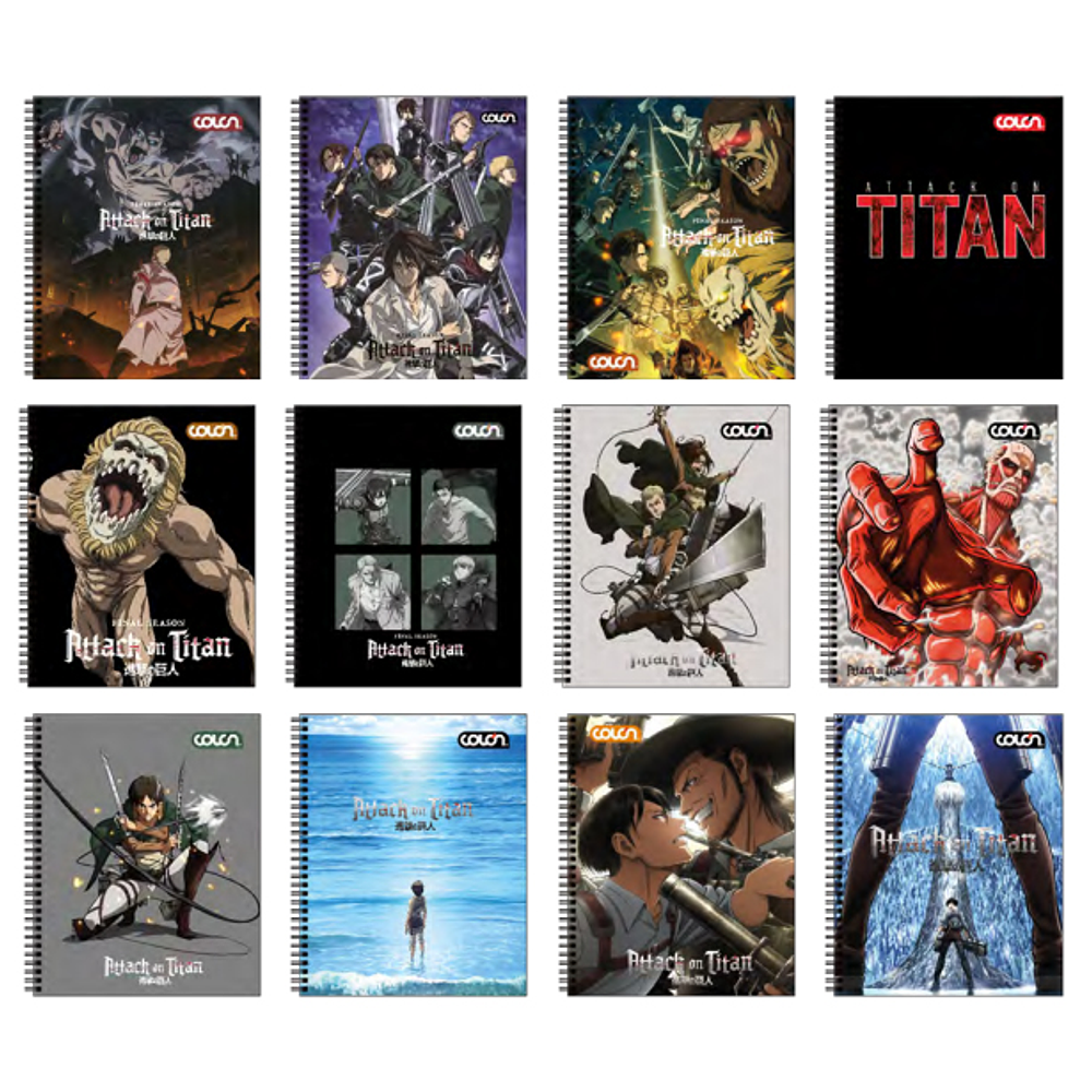 Cuaderno Univ Te Attack On Titan 7M100Hj Colon