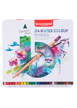 Set 24 Lápices De Colores Acuarelables Expression
