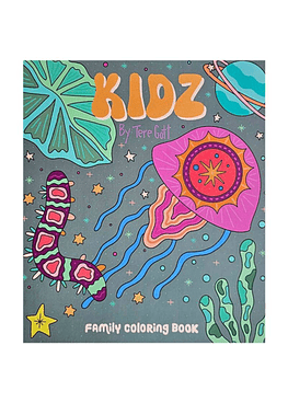 Tere Gott - Libro Coloring KIDZ - Papel 240 Gr - 22,5 x 23,5 cm