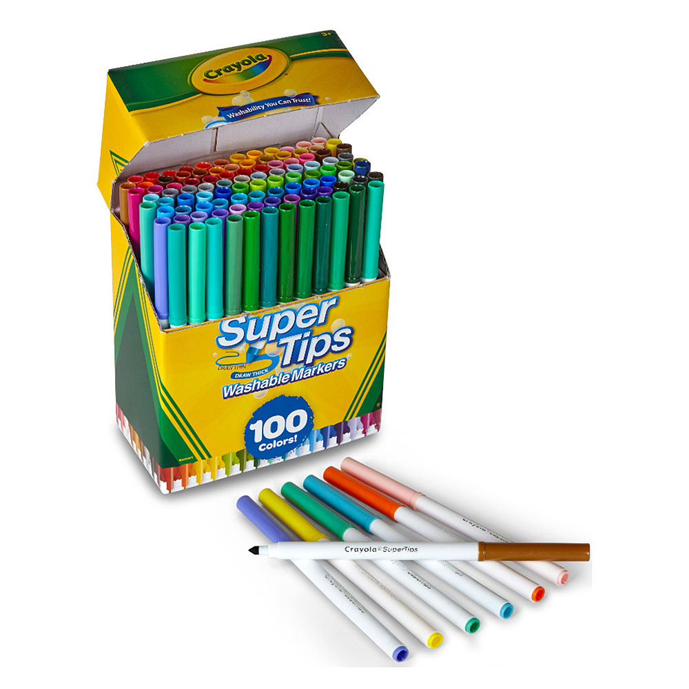Marcadores Crayola 100 Unidades