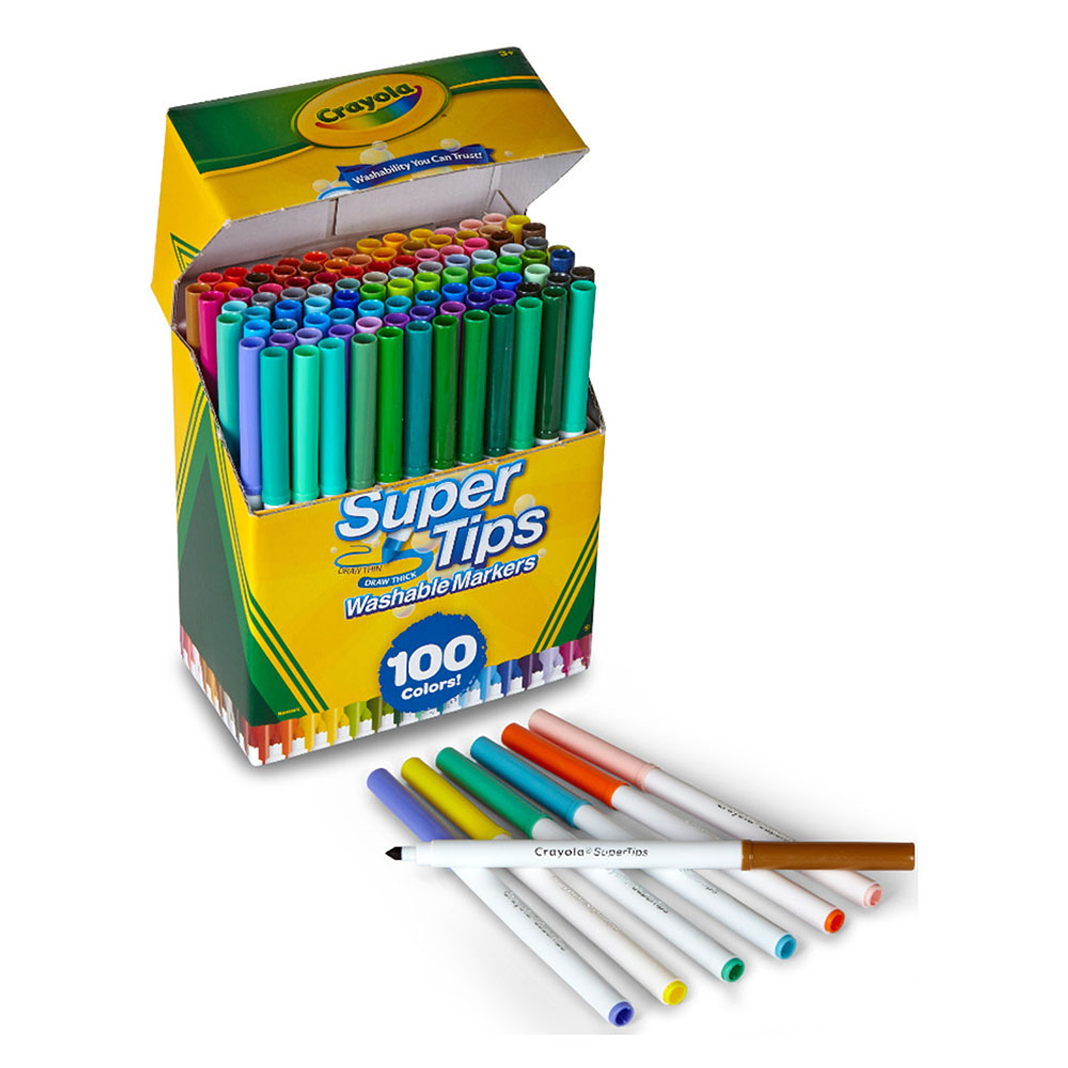 Marcadores Crayola 100 Unidades 5