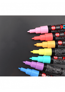  Marcadores Posca 1M Set 8 Colores Pastel