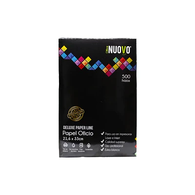 Resma Hoja Carta 21,6 x 27,9   Nuovo Premium 500H 80GR /10 