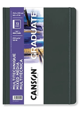 Artbook Graduate Canson Mix Med 200G 21.6X27.9