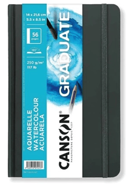 Artbook Graduate Canson Aqua 250G 14X21.6 Cm