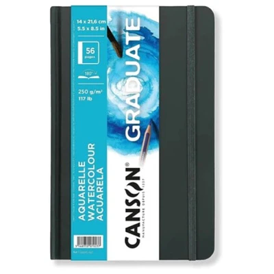 Canson - Artbook Graduate Aqua 250G 14X21.6 Cm