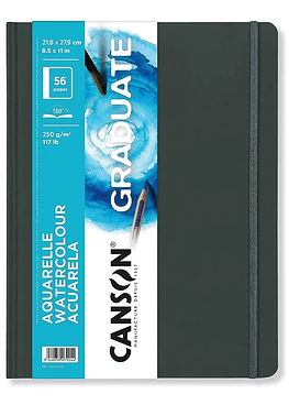 Artbook Graduate Canson Aqua 250G 21.6X27.9 Cm