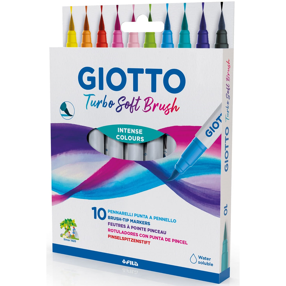 Giotto Brush Pen 10 Colores
