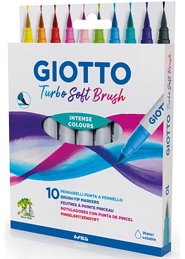 Giotto Brush Pen 10 Colores