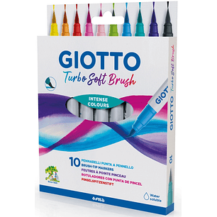 Giotto Brush Pen 10 Colores