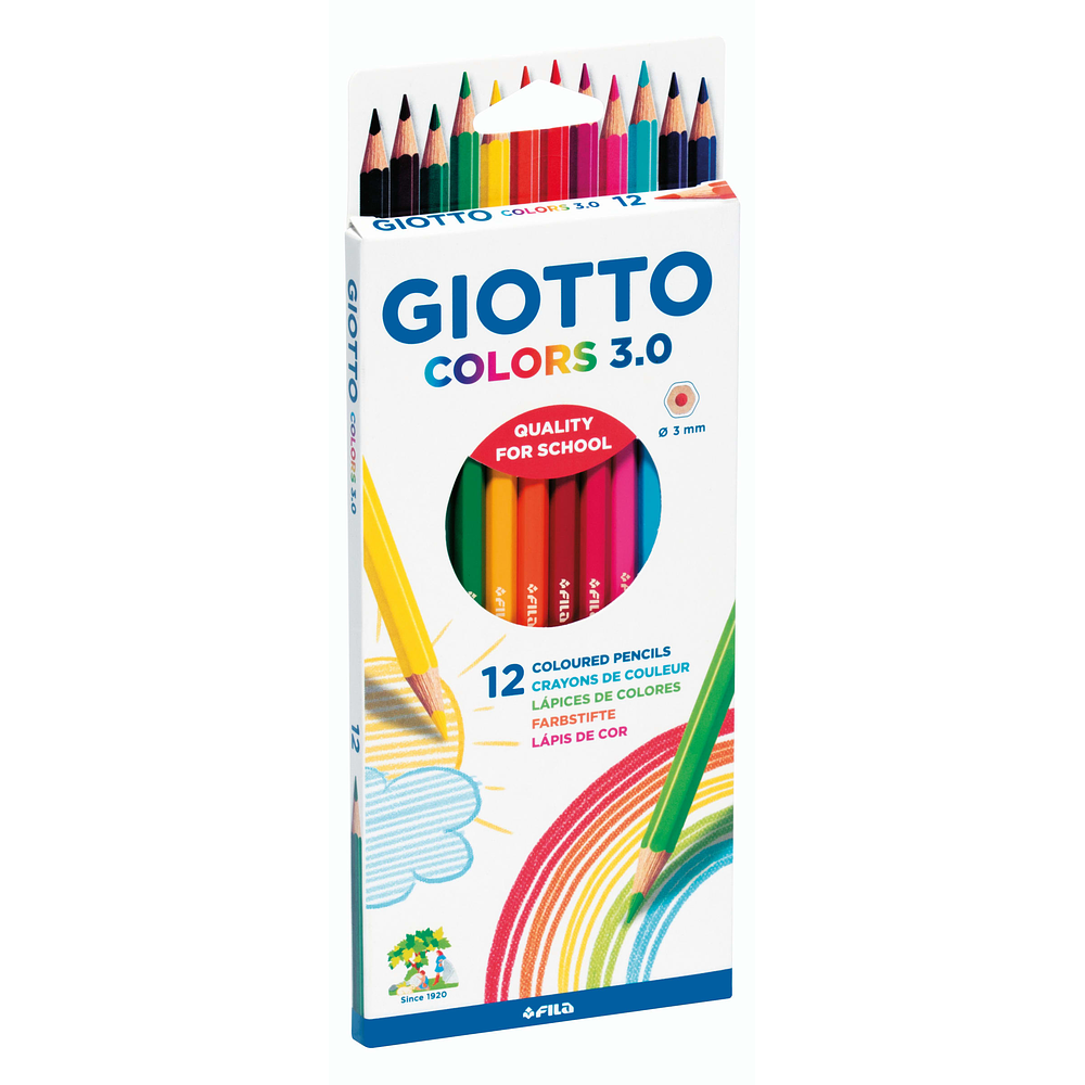 Lapiz Giotto 12 Colores 3.0