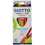 Lapiz Giotto 3.0 Aquarell 12 Colores