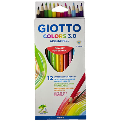 Giotto - Lapiz 3.0 Aquarell 12 Colores