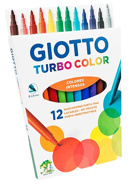 Marcador Giotto Turbo Color 12 Colores