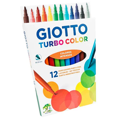 Giotto - Marcador Turbo Color 12 Colores