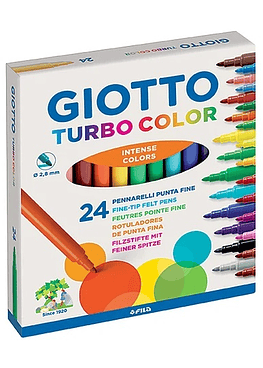 Marcador Giotto Turbo Color 24 Colores