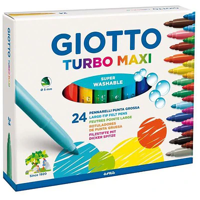 Giotto - Marcador Turbo Maxi 24 Colores