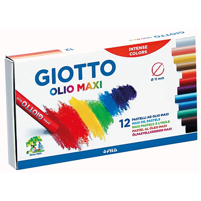 Giotto - Lapiz Pastel Oleo 12 Colores