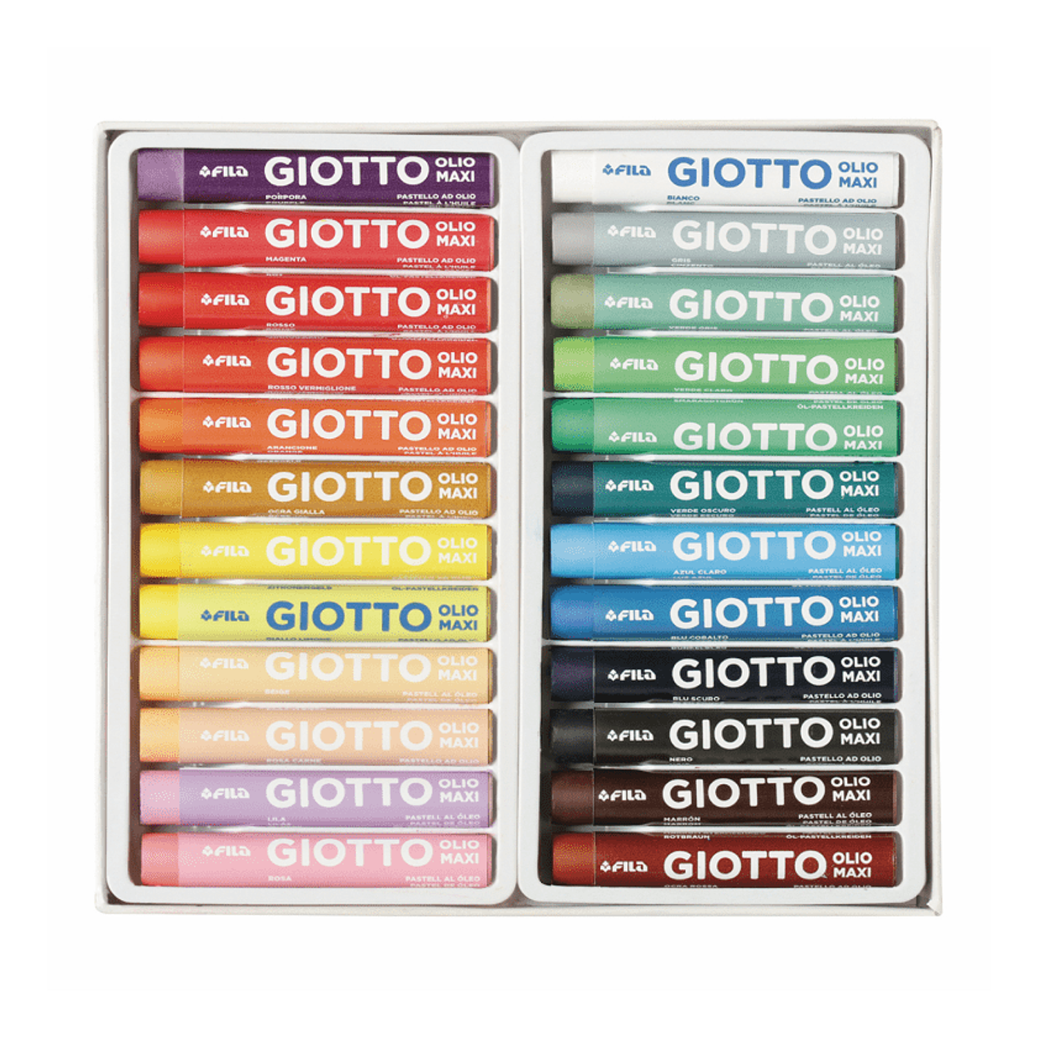 Lapiz Giotto Pastel Oleo 24 Colores 2