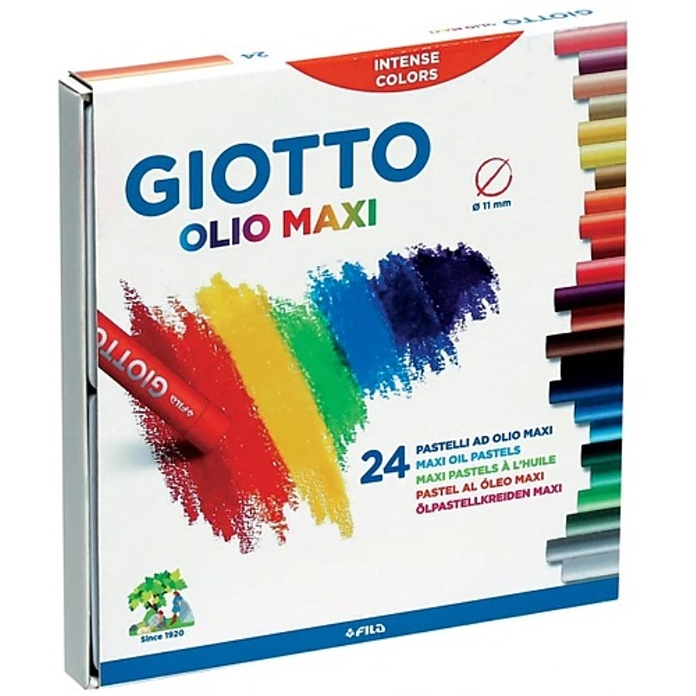 Lapiz Giotto Pastel Oleo 24 Colores