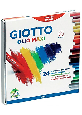 Lapiz Giotto Pastel Oleo 24 Colores