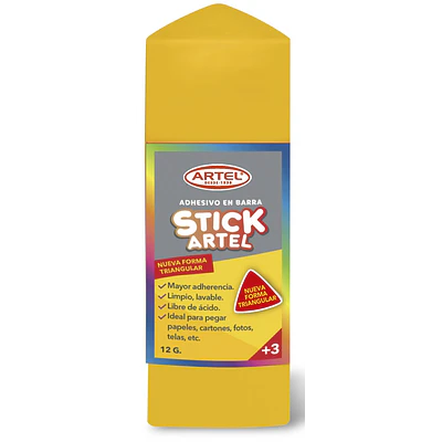 Artel - Adhesivo Barra Triangular 12 Gr 