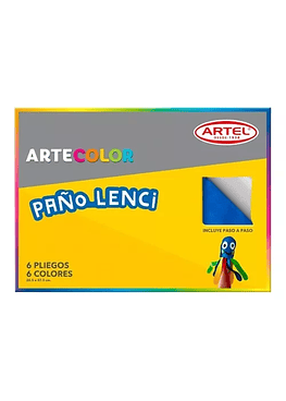 Block Paño Lenci 6 Colores 20X30 Cm - Artel