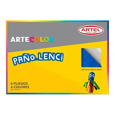 Artel - Block Paño Lenci 6 Colores 20X30 Cm 