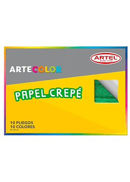 Block Papel Crepe 10 Piegos 25X35 Cm