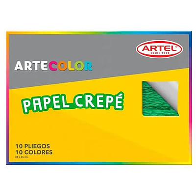 Artel - Block Papel Crepe 10 Piegos 25X35 Cm