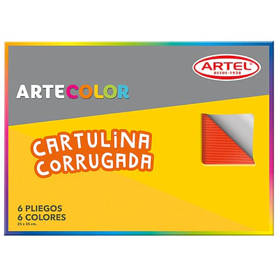 Artel - Block Microcorrugado 6 Colores