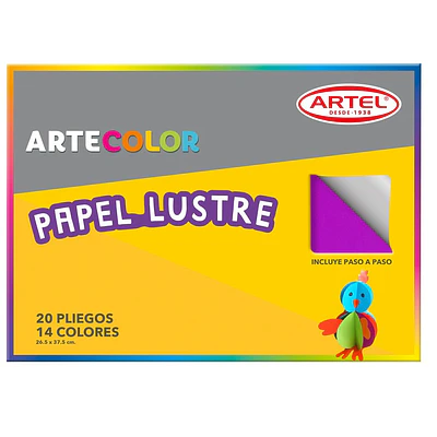 Artel - Block Papel Lustre 20 Pliegos 26,5X37